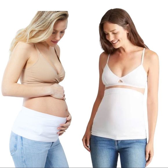 Isabel Maternity White Maternity Bellaband Belly Band - Picture 3 of 15